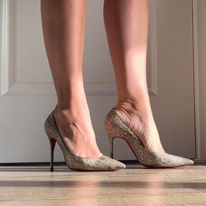 Christian Louboutin Snakeskin Pumps